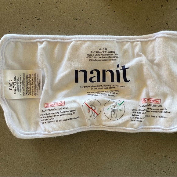 Nanit Breathing Wear Bands Set of 2 Size Small - Picture 3 of 6